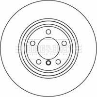 BBD4596 BORG & BECK Тормозной диск
