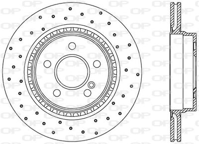 BDRS239625 OPEN PARTS Тормозной диск