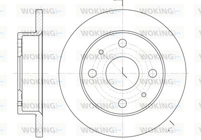 D683000 WOKING Тормозной диск