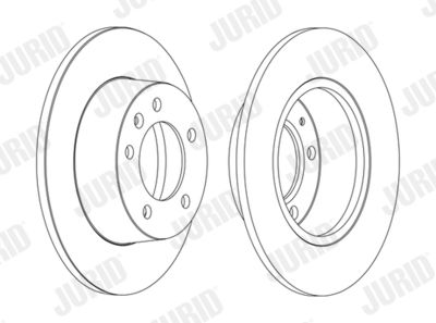 562164J JURID Тормозной диск