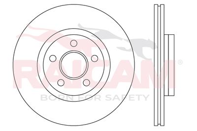 RD01580 RAICAM Тормозной диск