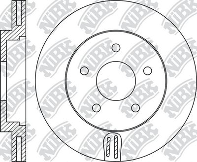 RN1883 NiBK Тормозной диск
