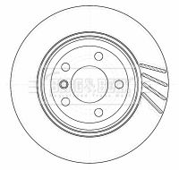 BBD5136 BORG & BECK Тормозной диск