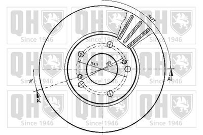 BDC3813 QUINTON HAZELL Тормозной диск