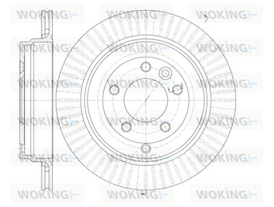 D699510 WOKING Тормозной диск