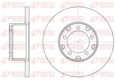 629100 REMSA Тормозной диск