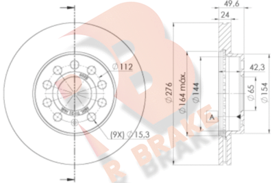 78RBD26095 R BRAKE Тормозной диск