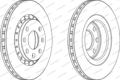 WGR02061 WAGNER Тормозной диск