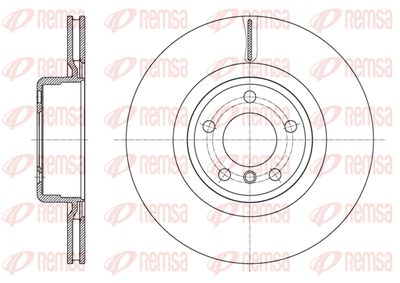6159510 REMSA Тормозной диск