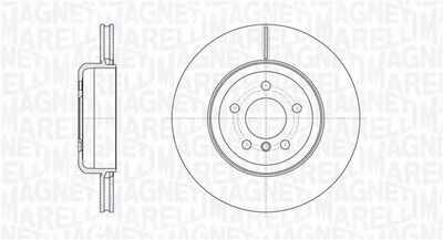 361302040796 MAGNETI MARELLI Тормозной диск