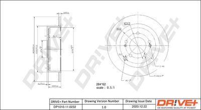 DP1010110232 Dr!ve+ Тормозной диск