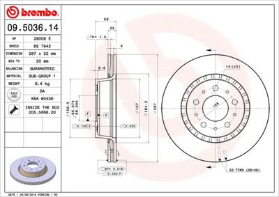 BS7942 BRECO Тормозной диск