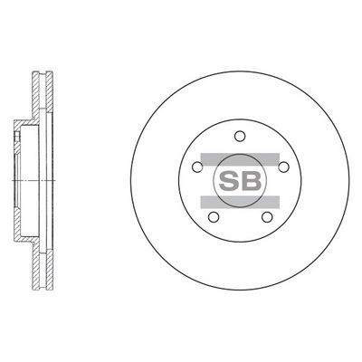 SD4215 Hi-Q Тормозной диск