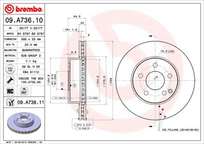 BS8787 BRECO Тормозной диск