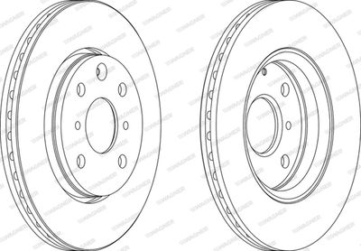 WGR15271 WAGNER Тормозной диск