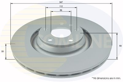 ADC1490V COMLINE Тормозной диск
