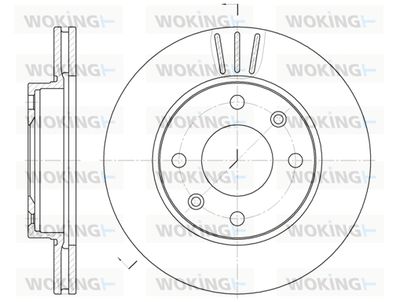 D613310 WOKING Тормозной диск