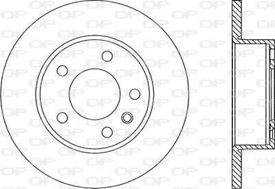 BDR140610 OPEN PARTS Тормозной диск