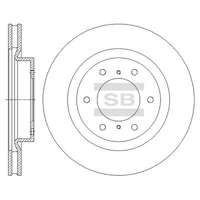 SD4324 Hi-Q Тормозной диск