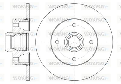 D602400 WOKING Тормозной диск