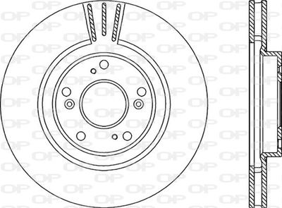 BDR220920 OPEN PARTS Тормозной диск