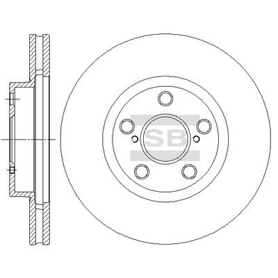 SD4049 Hi-Q Тормозной диск