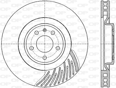 BDR286120 OPEN PARTS Тормозной диск