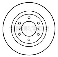 BBD4754 BORG & BECK Тормозной диск