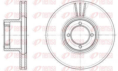 600910 REMSA Тормозной диск