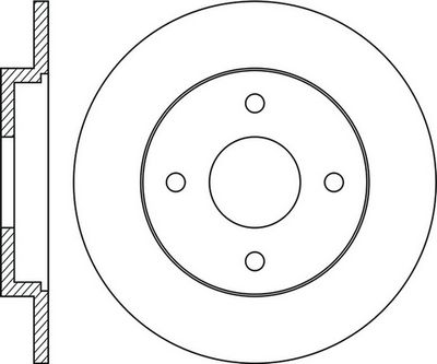 FR0128 FIT Тормозной диск