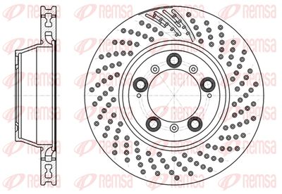 6119811 REMSA Тормозной диск
