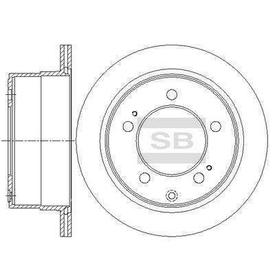 SD4668 Hi-Q Тормозной диск