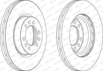 FCR235A FERODO Тормозной диск