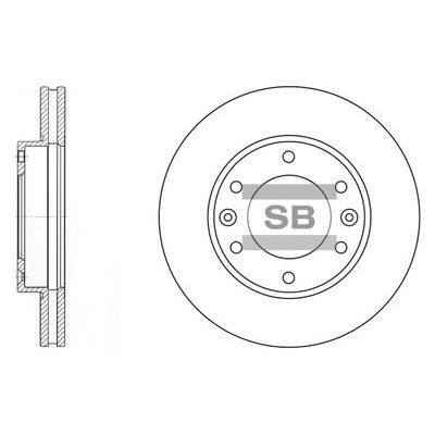 SD2030 Hi-Q Тормозной диск