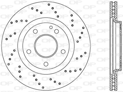 BDRS205425 OPEN PARTS Тормозной диск