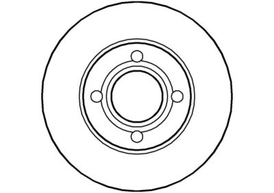 NBD387 NATIONAL Тормозной диск