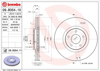 BS8929 BRECO Тормозной диск