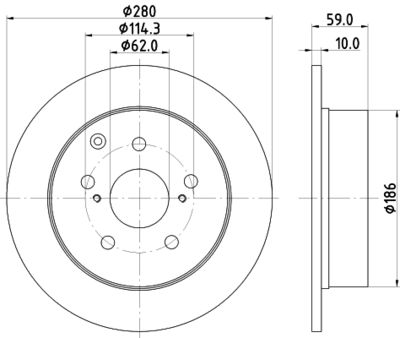 PCD20942 DON Тормозной диск