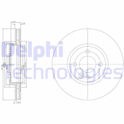 BG3661C DELPHI Тормозной диск