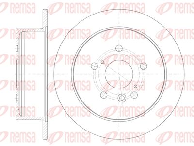691100 REMSA Тормозной диск