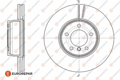 1642767280 EUROREPAR Тормозной диск