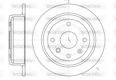 D687600 WOKING Тормозной диск