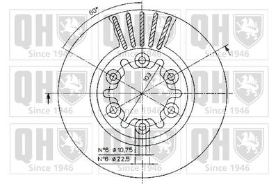 BDC4247 QUINTON HAZELL Тормозной диск