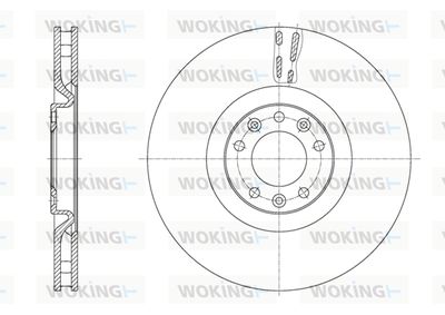 D6162910 WOKING Тормозной диск