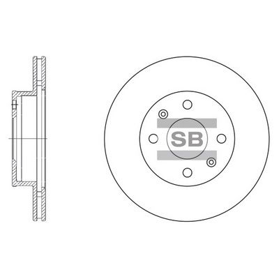 SD2010 Hi-Q Тормозной диск