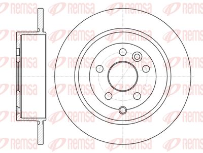 6151600 REMSA Тормозной диск