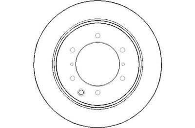 NBD1632 NATIONAL Тормозной диск