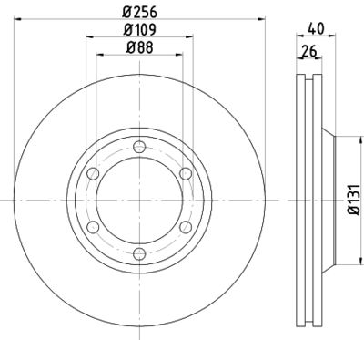 ND4003K NISSHINBO Тормозной диск