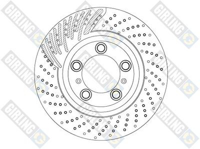 6068215 GIRLING Тормозной диск