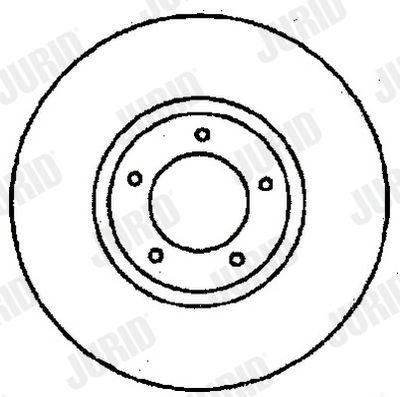 561110J JURID Тормозной диск